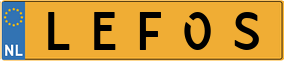 Truck License Plate